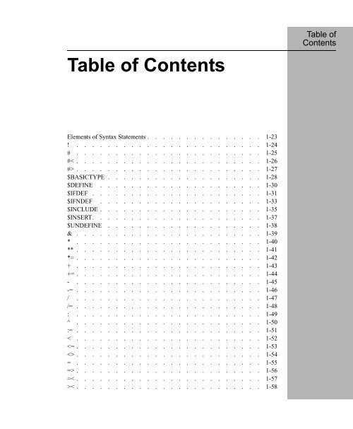 UniBasic Commands Reference - Rocket Software