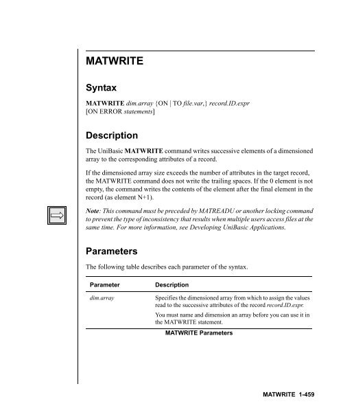 UniBasic Commands Reference - Rocket Software