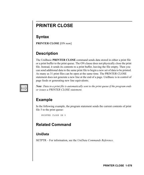 UniBasic Commands Reference - Rocket Software