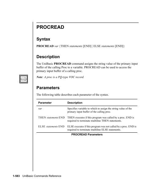 UniBasic Commands Reference - Rocket Software