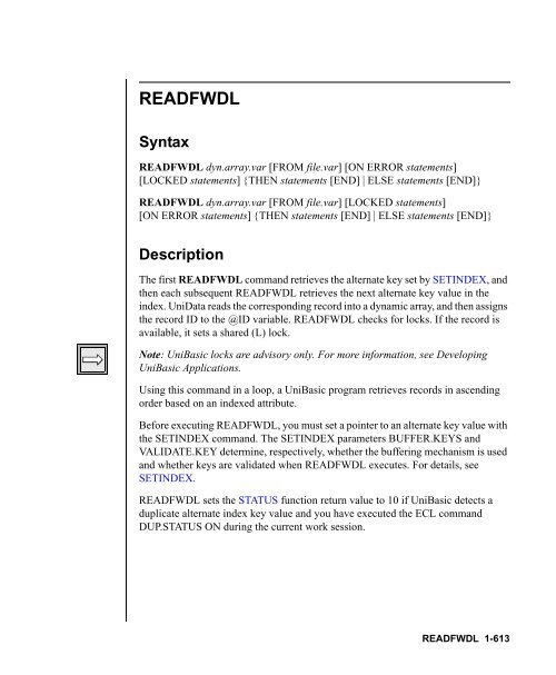 UniBasic Commands Reference - Rocket Software