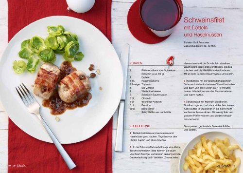 Mit Hoch- genuss durch das Jahr - Schweizer Fleisch-Fachverband ...