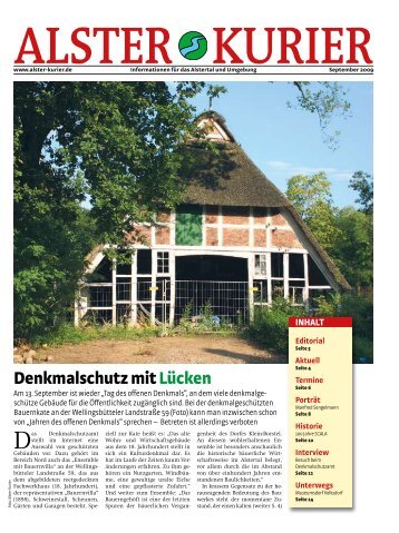 Denkmalschutz mit Lücken - Alster-Kurier