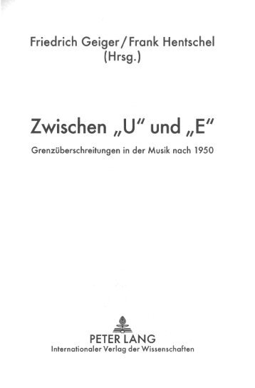 Die Kunst und ihr Außen als Druckversion (PDF - Michael Lüthy