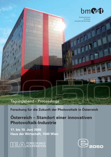 Österreich – Standort einer innovativen Photovoltaik-Industrie