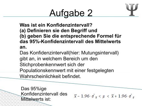 Hypothesen und Stichprobentheorie