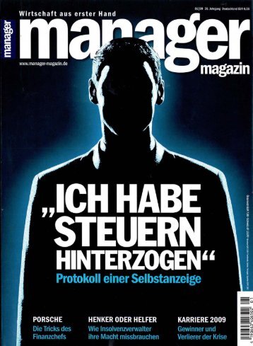 Protokoll einer Selbstanzeige