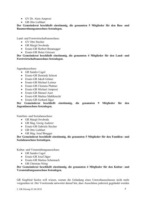 2. Gemeinderatsprotokoll (121 KB) - .PDF - Gemeinde Oetz