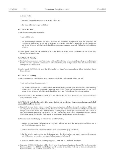 Verordnung (EU) Nr. 965/2012 der Kommission vom 5 ... - EUR-Lex