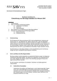 Fachliche Grundsätze (pdf) - Schweizerische Aktuarvereinigung