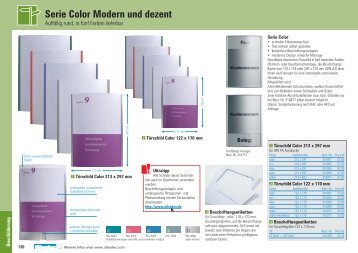 Serie Color Modern und dezent
