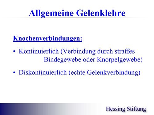 Gelenke, Gelenkmechanik, Steuerung