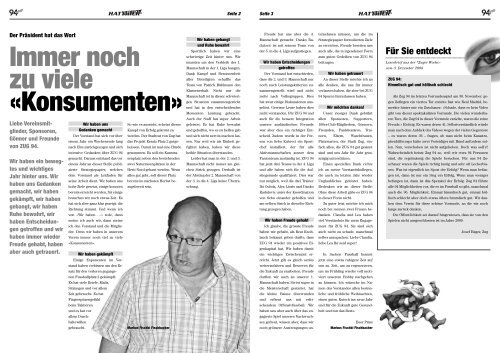 Hattrick Nr. 44 / Dezember 2008 (PDF, 3.5 MB - Zug 94