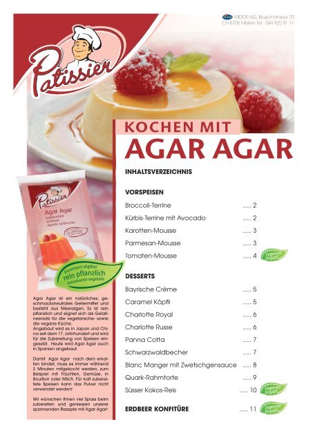 Rezepte mit Agar Agar - Midor AG