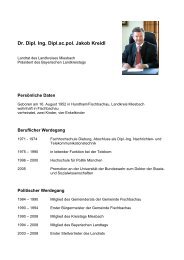 Dr. Dipl. Ing. Dipl.sc.pol. Jakob Kreidl - Bayerischer Landkreistag