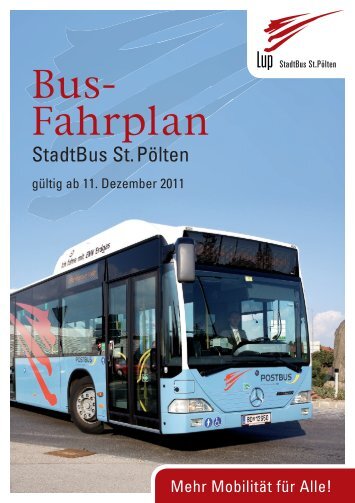 Lup – Fahrplan