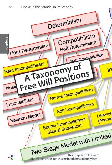 A Taxonomy of Free Will Positions - The Information Philosopher