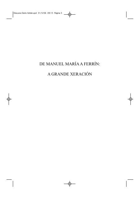 de manuel maría a ferrín - Real Academia Galega