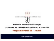 [PDF] Relatório Técnico de Avaliação Porta 65 Jovem - Portal da ...
