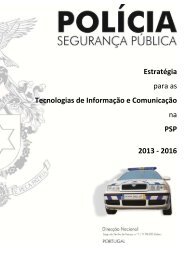 Estratégia da PSP para as TIC 2013-2016