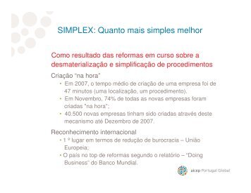 SIMPLEX: Quanto mais simples melhor - aicep Portugal Global