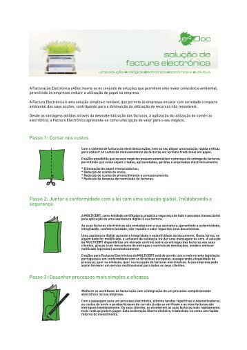 solução de factura electrónica - Multicert