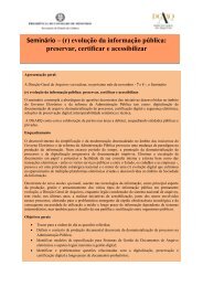 (R)evolução da informação pública preservar certificar e acessibilizar