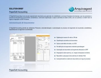 PaperSoft Accounting PaperSoft Accounting - Arquivagest