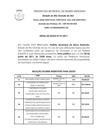 EDITAL LEILAO 001_2011.pdf - Morro Redondo