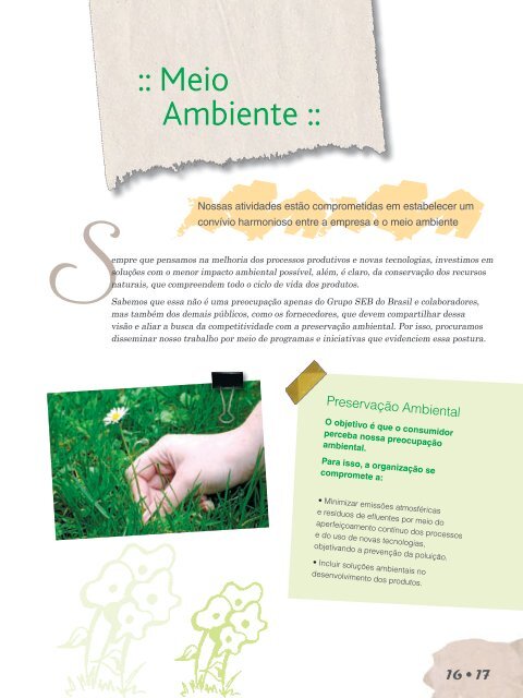 Relatório de Responsabilidade Socioambiental 2009 - Arno