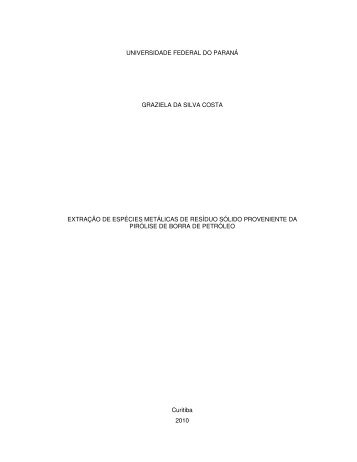 Dissertacao Graziela Costa.pdf - Universidade Federal do Paraná