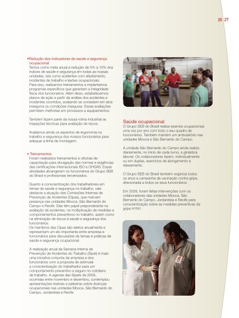 Relatório de Responsabilidade Socioambiental 2010 - Arno