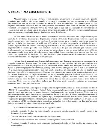 paradigmas - concorrência.pdf - INF-Unioeste