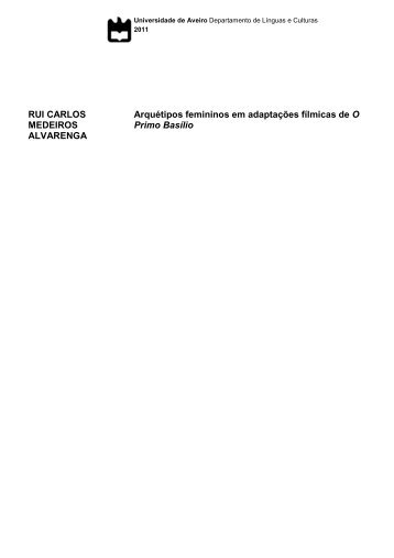 RUI CARLOS MEDEIROS ALVARENGA Arquétipos femininos em ...