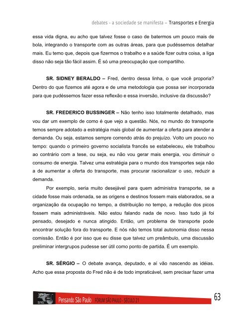 Transporte e Energia - Assembleia Legislativa do Estado de São ...