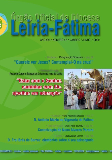 Quereis ver Jesus? Contemplai-O na cruz! - Diocese de Leiria Fátima