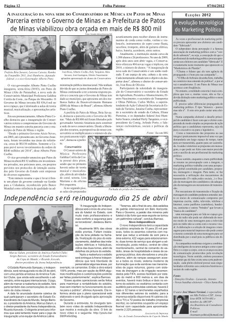 Folha Patense, 07/04/12 (nº 989 on