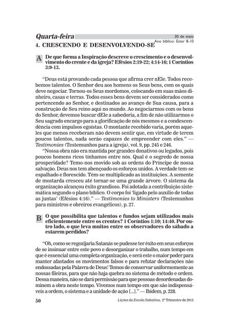 Mordomia Cristã (II) - Adventistas do 7º Dia - Movimento de Reforma