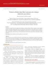 Fratura orbitária tipo blow-out pura em criança - Revista de ...