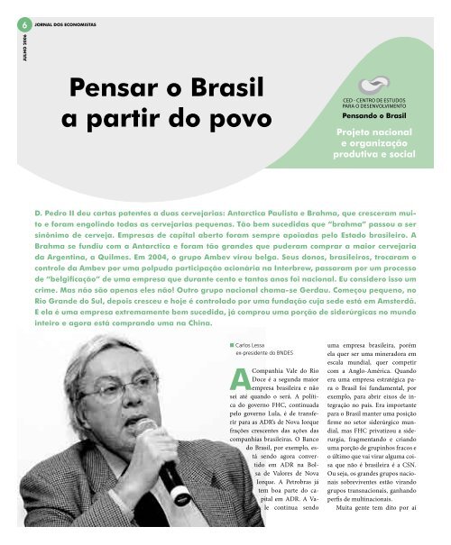 Julho/2006 Nº 204 - CORECON-RJ