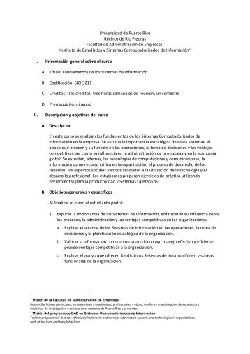 Prontuario (pdf) - Instituto Estadística y Sistemas Computadorizados ...