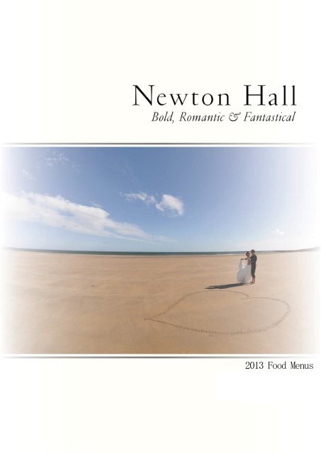 Newton Hall Food Brochure 