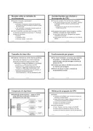 Resumo sobre os métodos de escalonamento Acontecimentos que ...