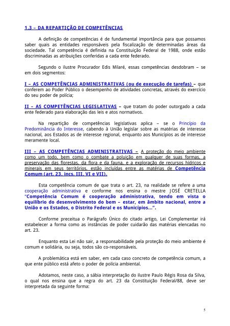 apostila de legislação ambiental sobre licenciamento e - CPRH