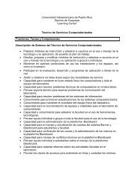 Técnico de Servicios Computadorizados - Inter Guayama ...