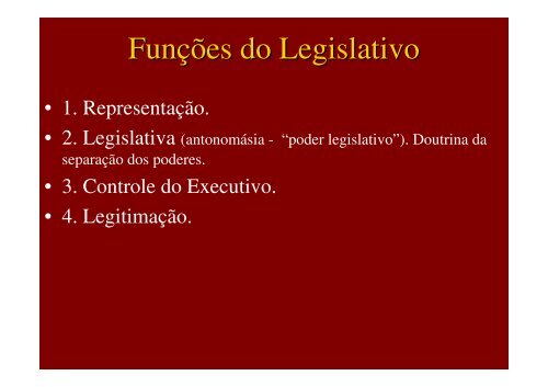 Aula 11 - História do Legislativo - Assembleia Legislativa do Estado ...