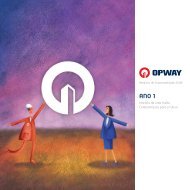 Relatório de sustentabilidade - OPWAY