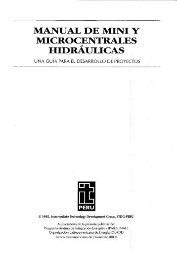 Manual de Mini y Microcentrales Hidráulicas - Universidad Nacional ...