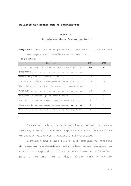 O MOVIMENTO INFORMÁTICO NAS ESCOLAS PORTUGUESAS ...