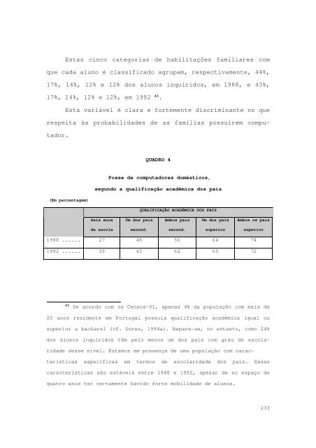 O MOVIMENTO INFORMÁTICO NAS ESCOLAS PORTUGUESAS ...